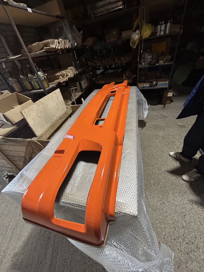 Облицовка буфера (пластик) (Рестайлинг) оранж